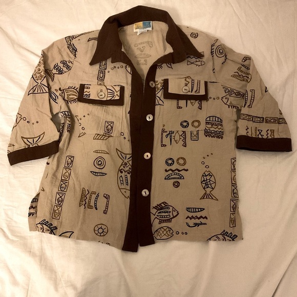 Sea Suns women button up shirt size x-small - Picture 2 of 13